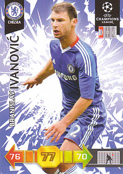 Branislav Ivanovic Chelsea 2010/11 Panini Adrenalyn XL CL #98